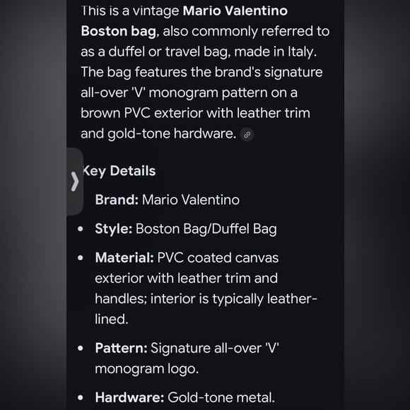 Valentino Vintage Brown Patterned Duffel Bag - Picture 15 of 16